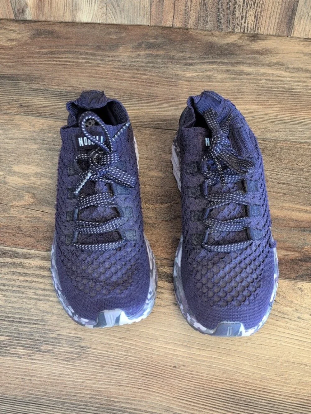 NOBULL Unisex Knit Runner Purple Patterned Trainer Sneaker Shoes M7.5 W9  607A